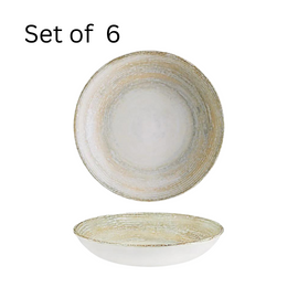 BONNA PATERA ROUND COUPE BOWL 230x50mm - A stunning bowl inspired by golden beaches, perfect for a mystical touch to your food presentation.