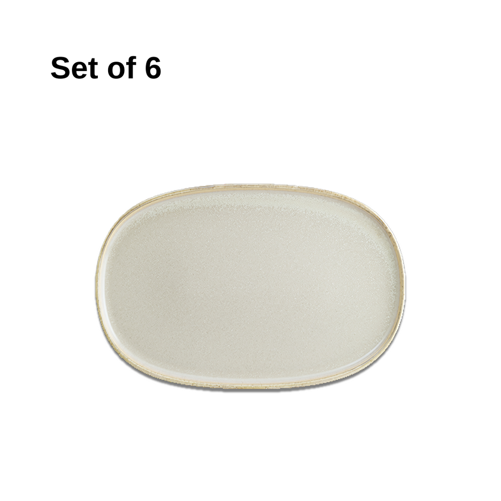 BONNA SAND HYGGE OVAL PLATTER 340x230x18mm (SANHYG34OV) (Set of 6 )