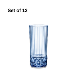 BORMIOLI ROCCO AMERICA 20 COOLER 490ml SAPPHIRE BLU (1.22154 (Set of 12 )