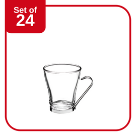 BORMIOLI ROCCO OSLO CAPPUCCINO 235ml CLEAR (4.42100) (Set of 24 )