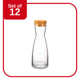 YPSILON-CARAFE WITH CORK LID 250ml (1.25071MSB) (Set of 12 )