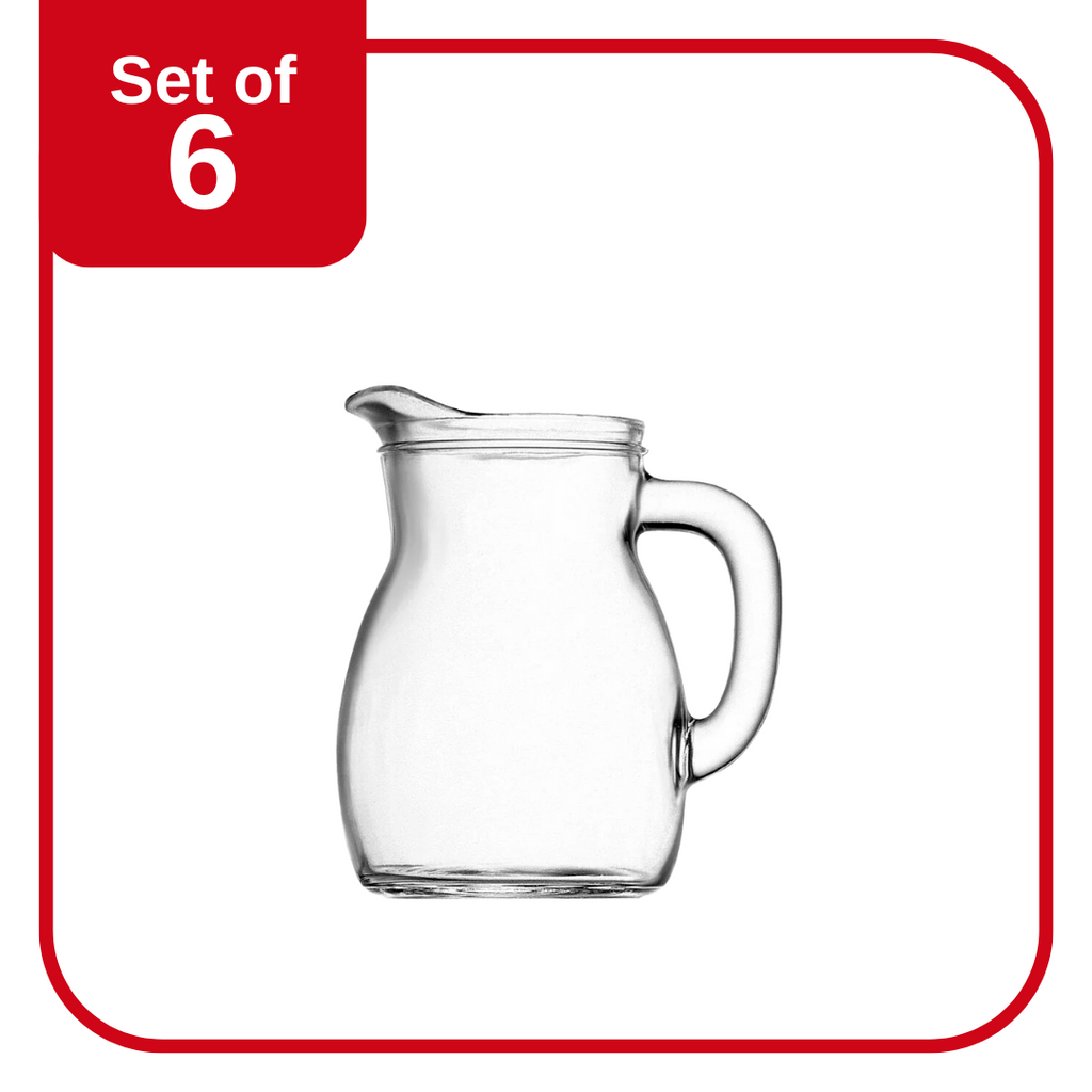 BORMIOLI ROCCO BISTROT JUG 1.15lt CLEAR (1.46160) (Set of 6 )