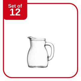 BORMIOLI ROCCO BISTROT JUG 0.3lt CLEAR (1.46140) (Set of 12 )