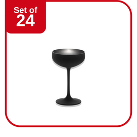 Stolzle Olympic Cocktail Glass Matt Black/Gold 240ml | King of Knives Australia