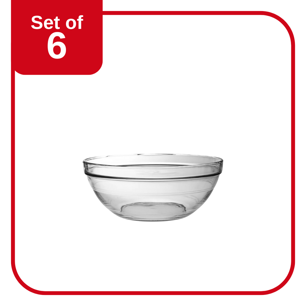 DURALEX GIGOGNE/LYS STACKABLE BOWL 310mm 5.8lt CLEAR (2030A)