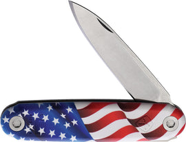 American Service Knife The ONE Folder Flag