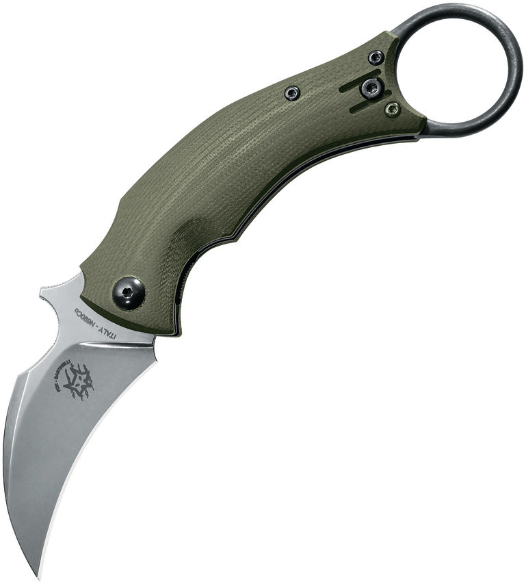 Bastinelli Creations Black Bird Linerlock OD Green