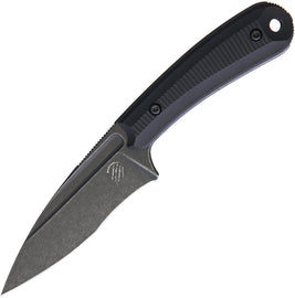 Bastinelli Creations SIN Fixed Blade Black