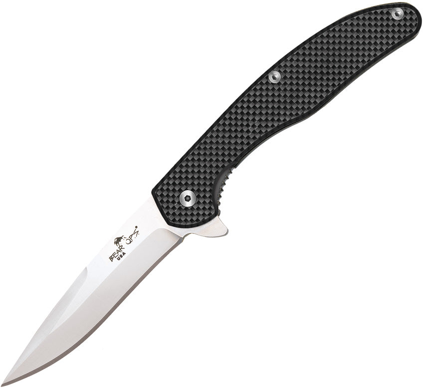 Bear & Son Slim Linerlock Carbon Fiber