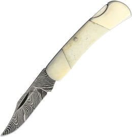 Bear & Son Executive Lockback White Bone