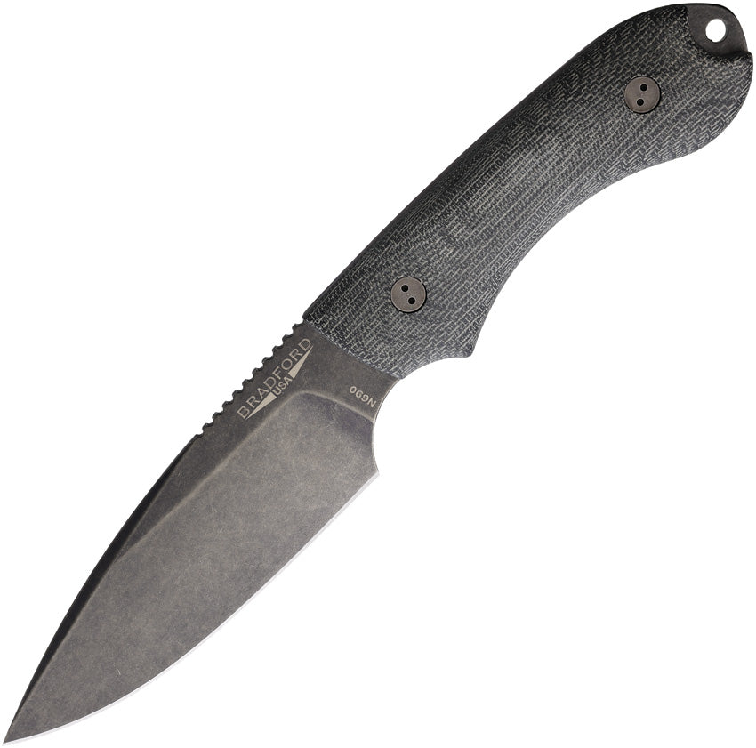 Bradford Knives Guardian 4 3D Black Micarta