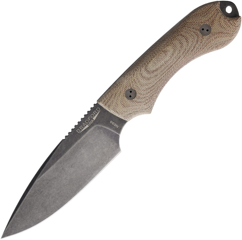 Bradford Knives Guardian 4 3D Natural Micarta