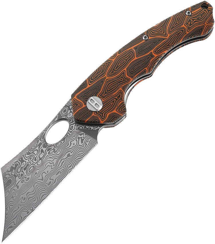 Bestech Knives Skirmish Linerlock Damascus