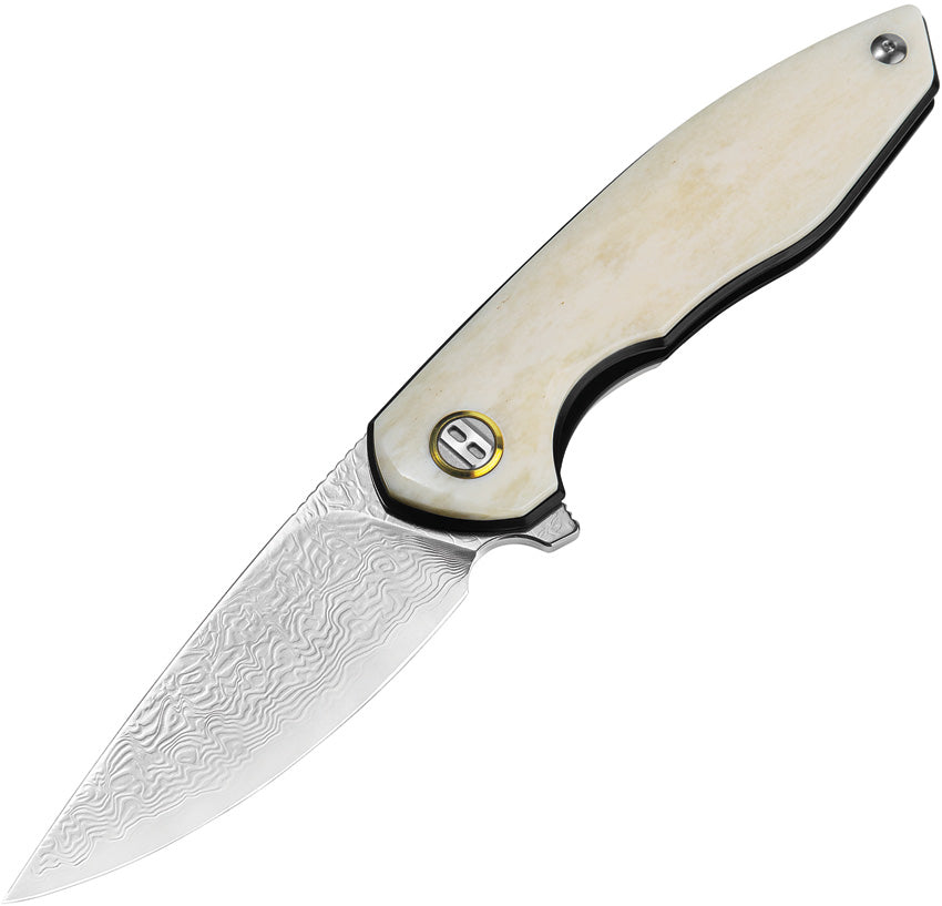 Bestech Knives Bambi Linerlock Ox Bone