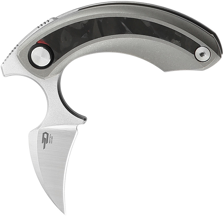 Bestech Knives Strelit Framelock Gray/CF