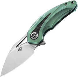 Bestech Knives Nuke Framelock Green