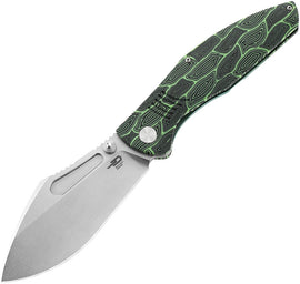 Bestech Knives Lockness Framelock Black/Green