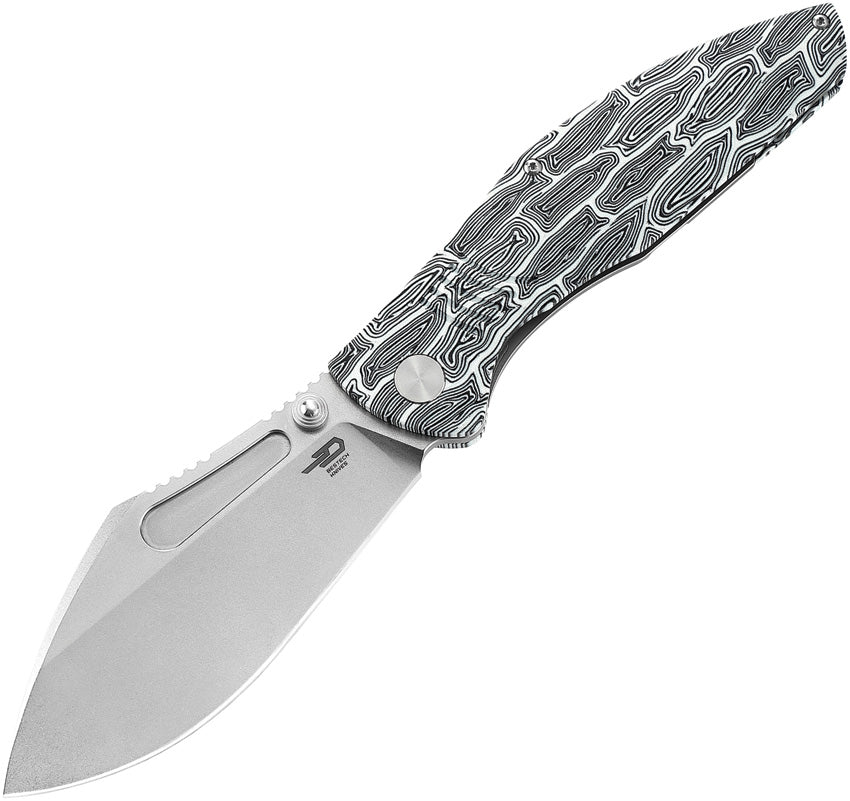 Bestech Knives Lockness Framelock Black/White