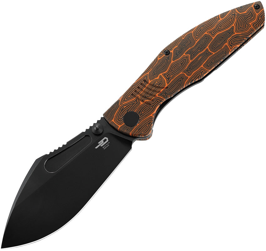 Bestech Knives Lockness Framelock Black/Org