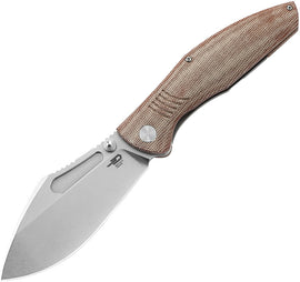 Bestech Knives Lockness Framelock Nat Micarta