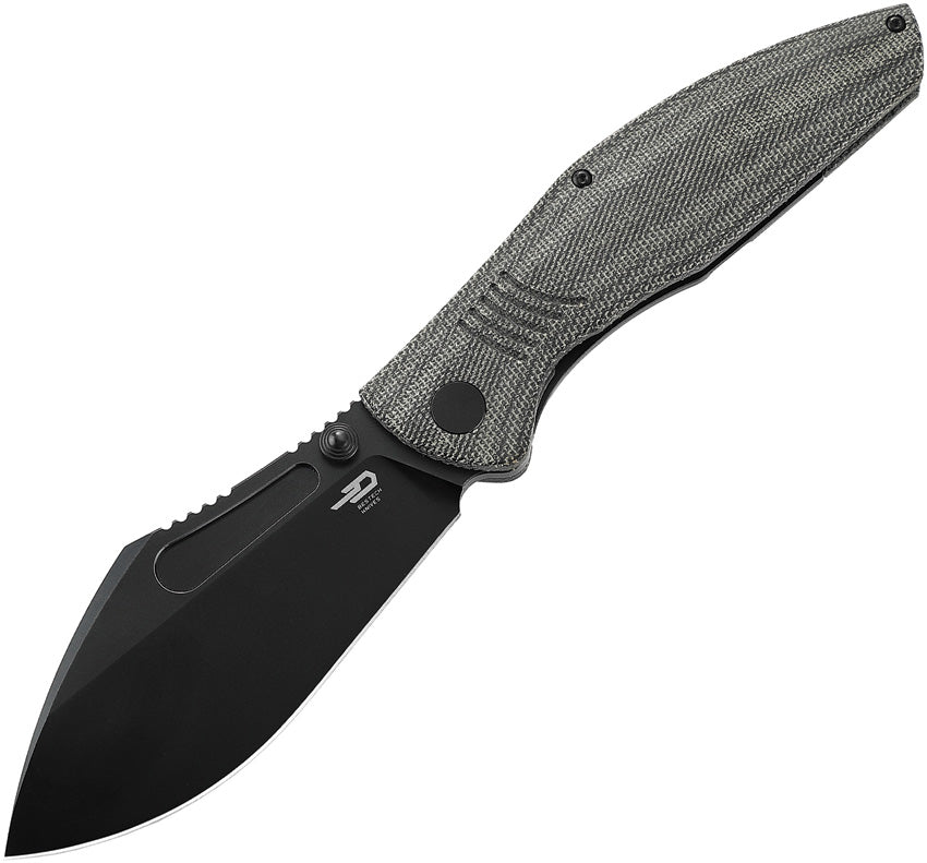 Bestech Knives Lockness Framelock Blk Micarta