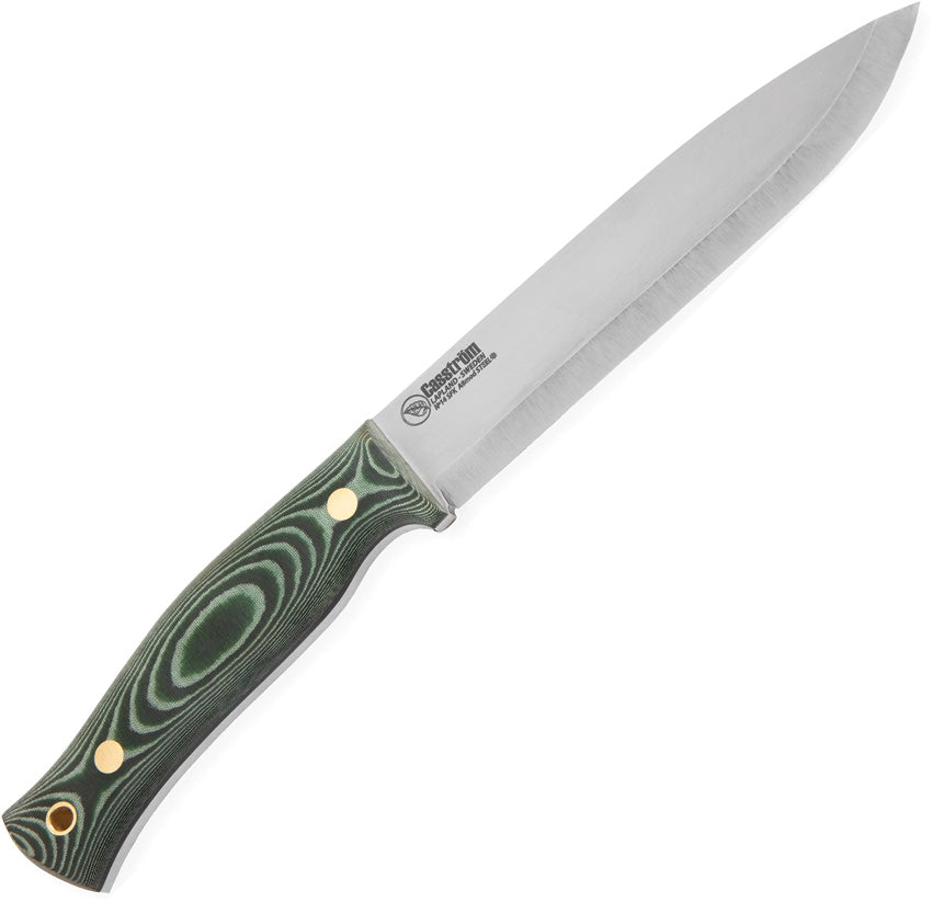 Casstrom No 14 SFK Green Micarta