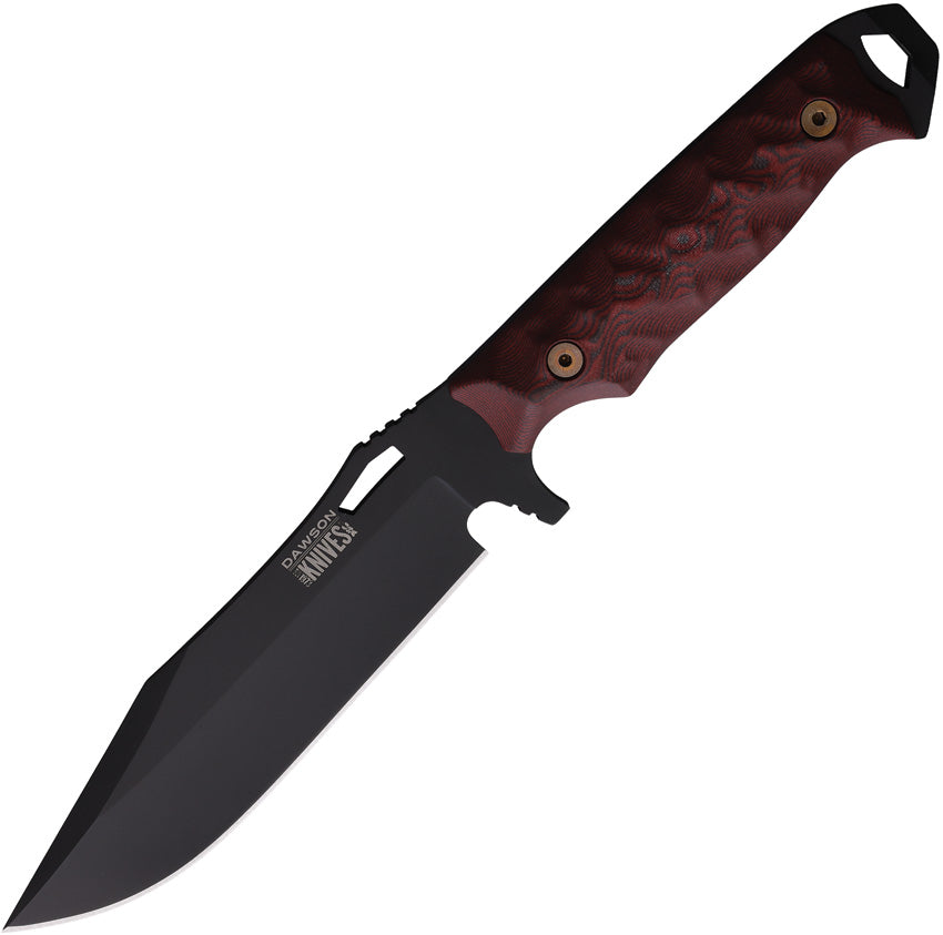 Dawson Knives Marauder Red Black G10