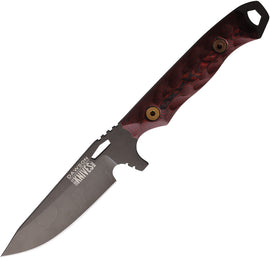 Dawson Knives Outcast Fixed Blade Blk/Red