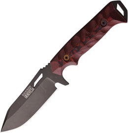 Dawson Knives Shepherd Fixed Blade Blk/Red