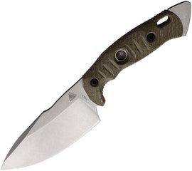 Fobos Knives Alaris Fixed Blade Grn/Org