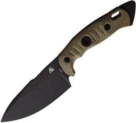 Fobos Knives Alaris Fixed Blade Grn/Org