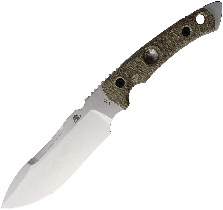 Fobos Knives Tier1-BC Fixed Blade Grn Mic