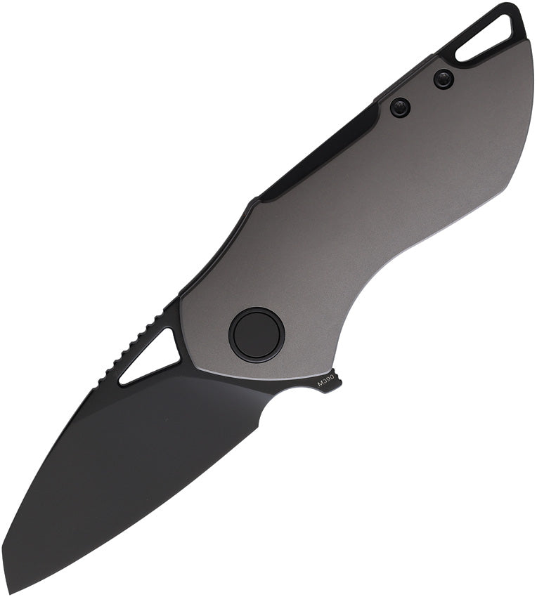 Grissom Knife & Tool Riverstone Framelock Blk/Gray