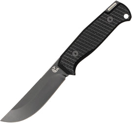 Glow Rhino Bohr Fixed Blade Black