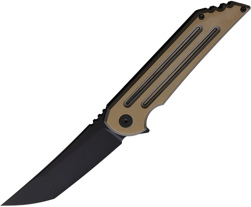 Hoback Knives Kwaiback Framelock Coyote