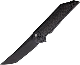 Hoback Knives Kwaiback Button Lock CF