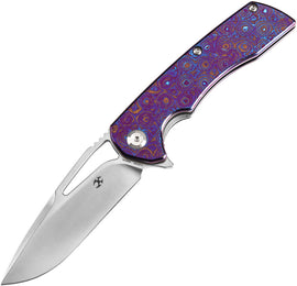 Kansept Knives Kryo Framelock Timascus