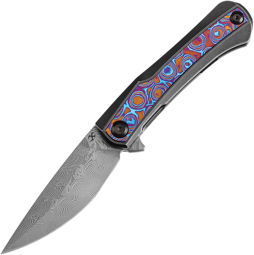 Kansept Knives Kratos Framelock Timascus