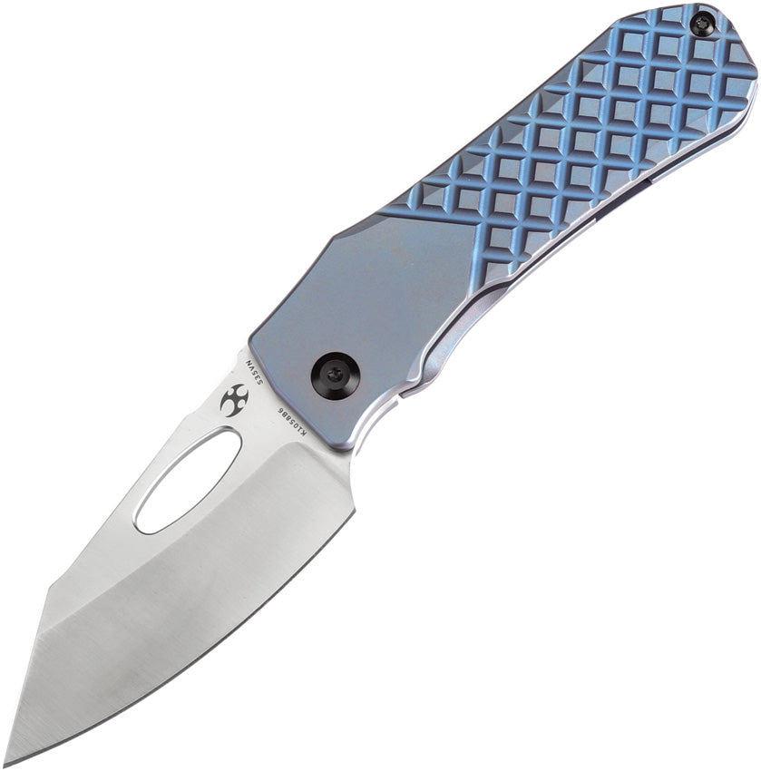 Kansept Knives Loki Framelock Blue Frag