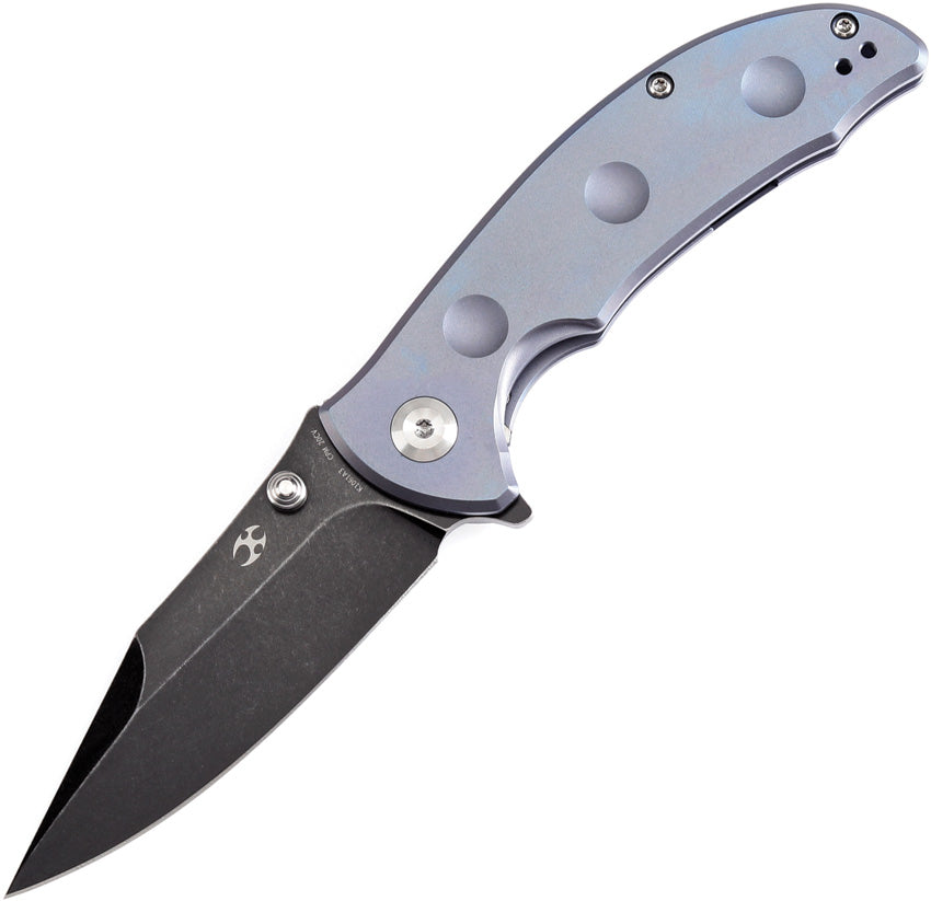 Kansept Knives Rei Framelock Blue Ti