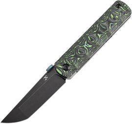 Kansept Knives BTF Linerlock Green CF