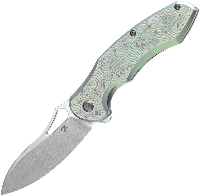 Kansept Knives Echis Framelock Green