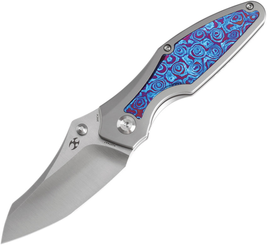 Kansept Knives Baba Yaga Framelock Timascus