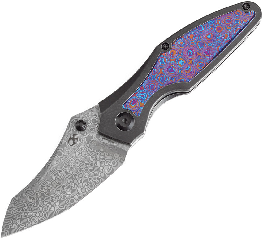 Kansept Knives Baba Yaga Framelock Timascus