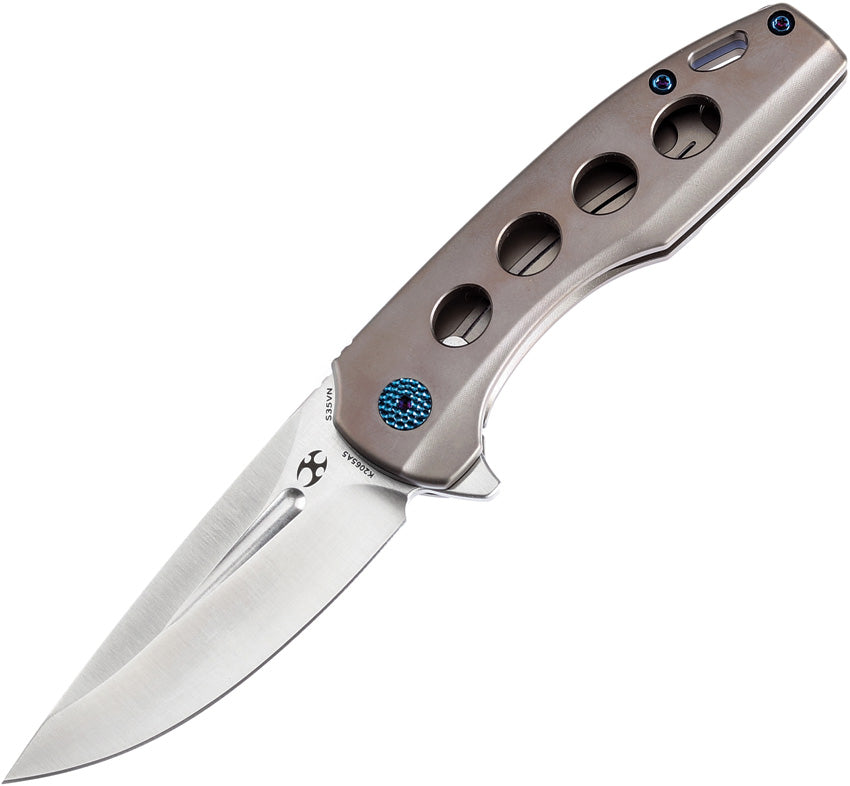 Kansept Knives Cassowary Framelock Bronze