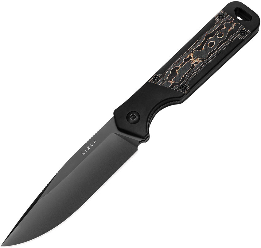 Kizer Cutlery Militaw Fixed Blade Gold