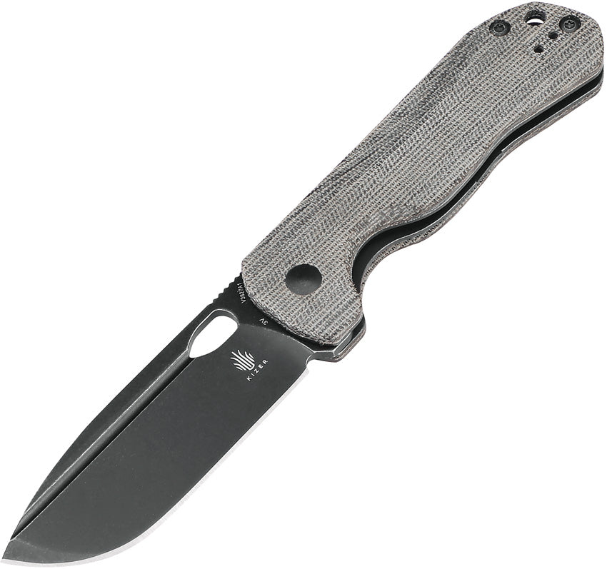 Kizer Cutlery Bugai Linerlock Micarta