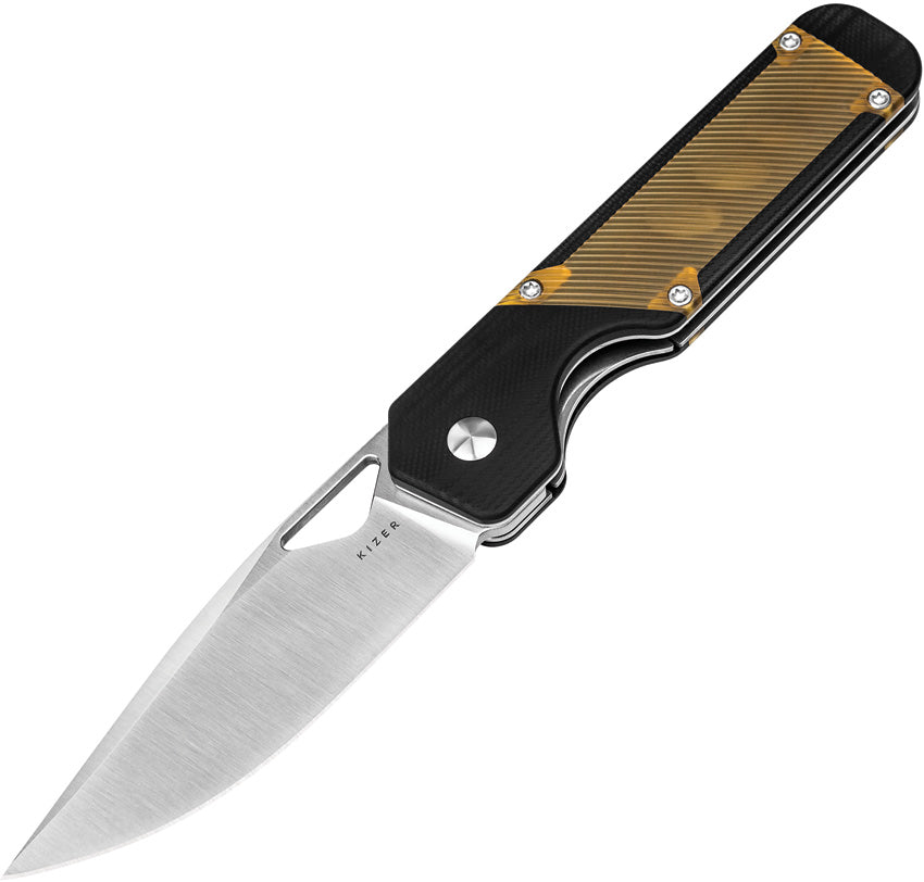 Kizer Cutlery Militaw Framelock Blk G10/PEI