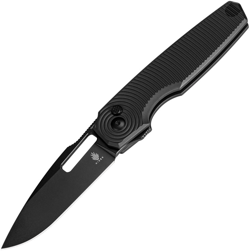 Kizer Cutlery Dogfish Button Lock Black