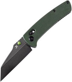 Kansept Knives Main Street Crosslock Grn